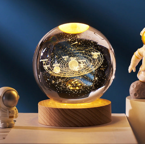 Kristallen Bol met Lichtgevende Maan