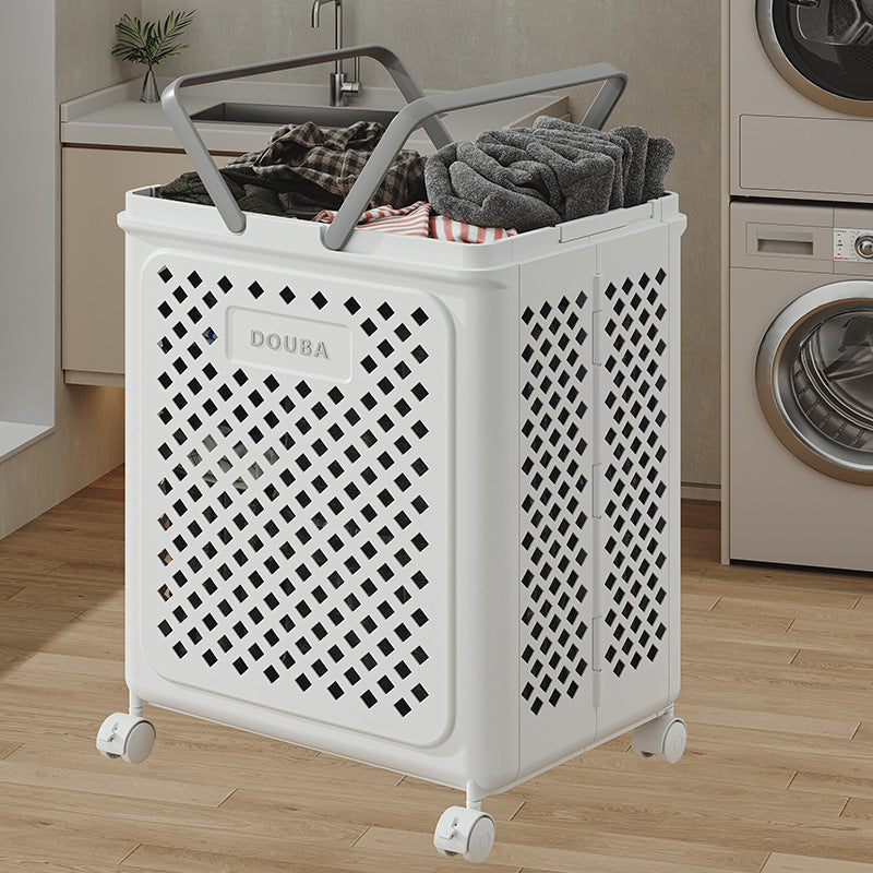 Opvouwbare Wasmand met Wieltjes