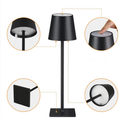 Elegante Led Tafellamp met Oplaadbare Batterij