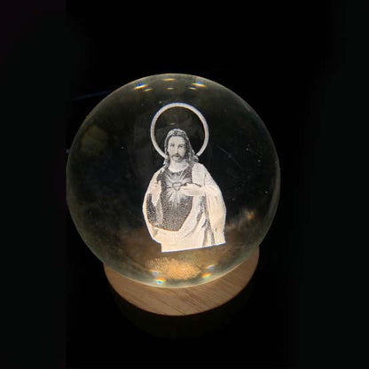Kristallen Bol met Lichtgevende Maan