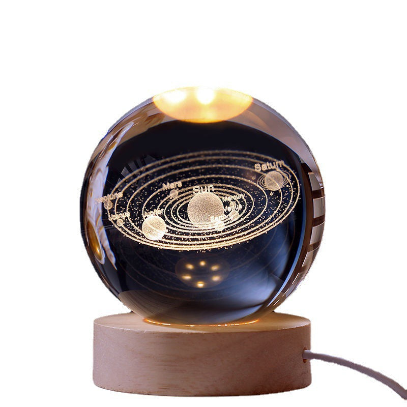 Kristallen Bol met Lichtgevende Maan