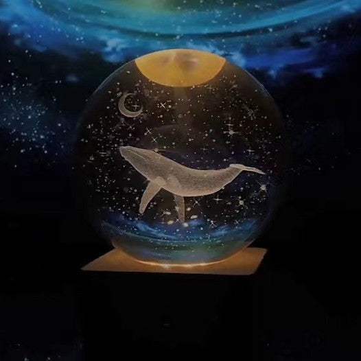 Kristallen Bol met Lichtgevende Maan