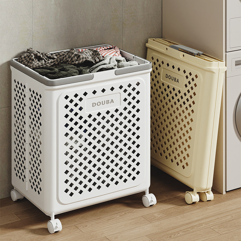 Opvouwbare Wasmand met Wieltjes