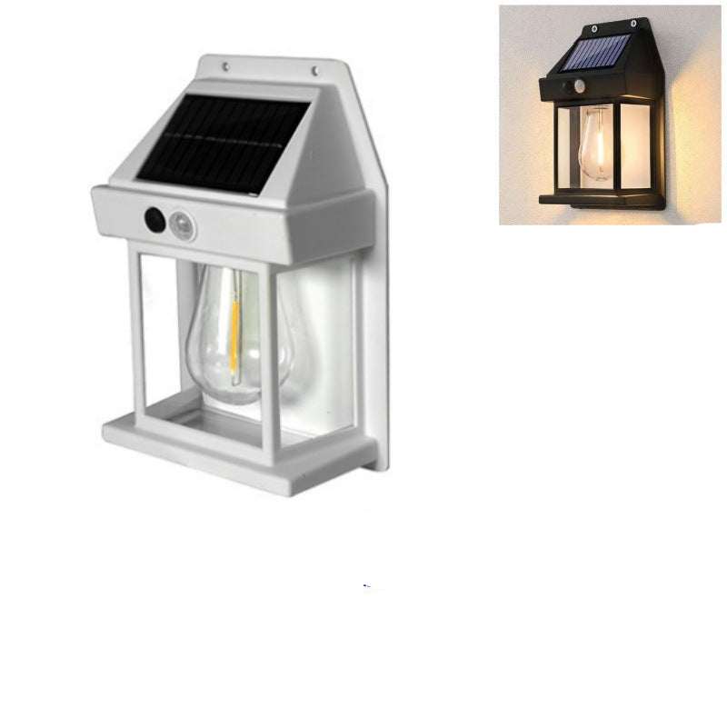 Elegante Outdoor Solar Wandleuchte