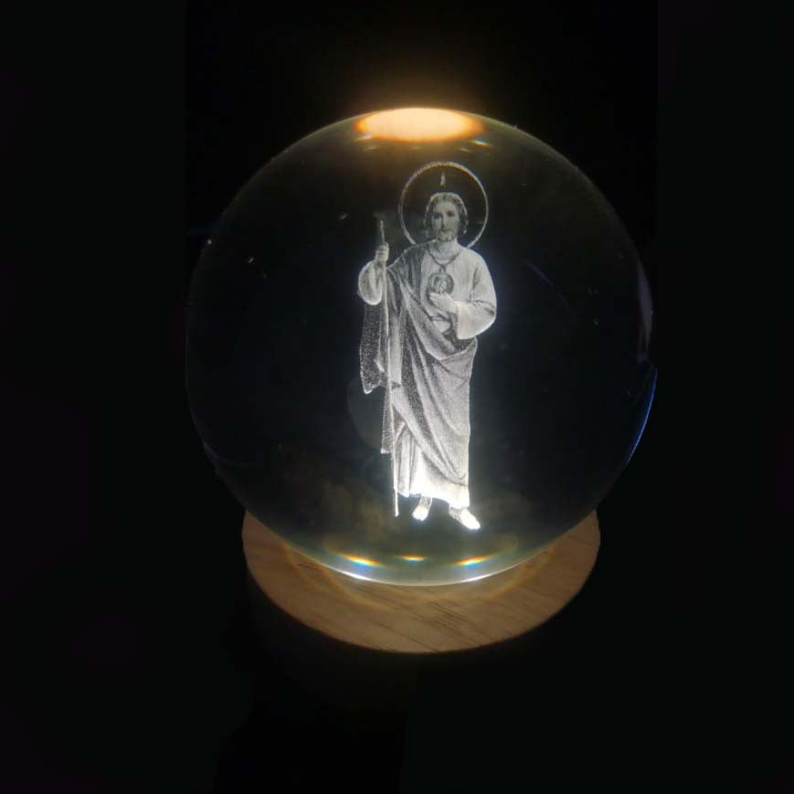 Kristallen Bol met Lichtgevende Maan