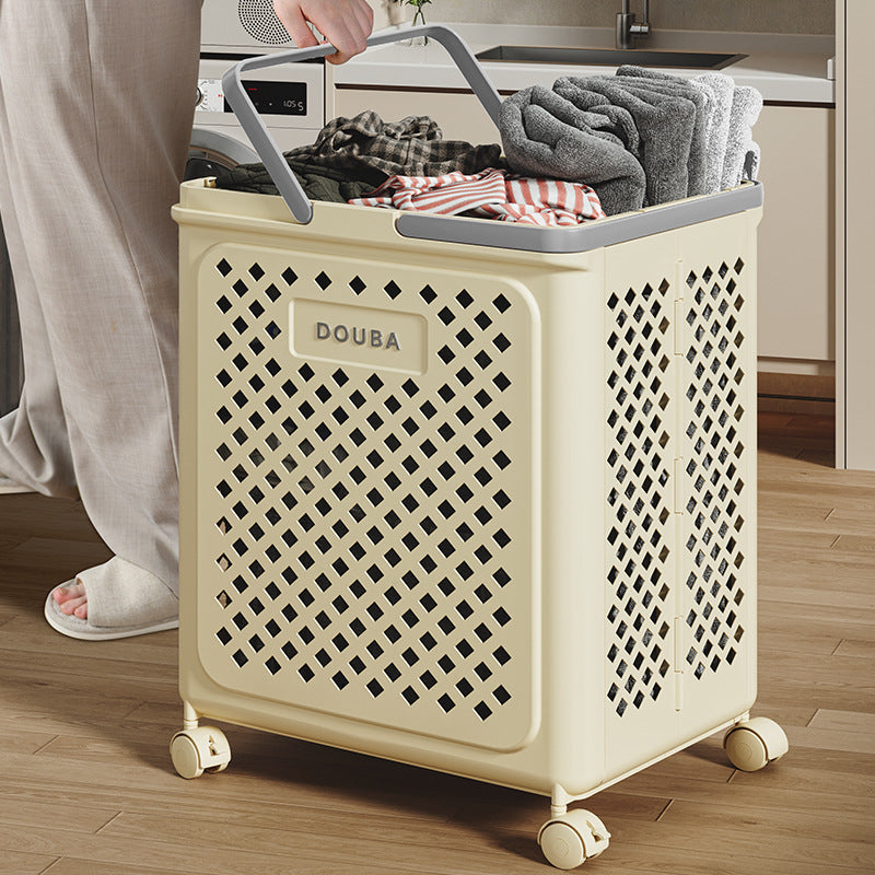 Opvouwbare Wasmand met Wieltjes