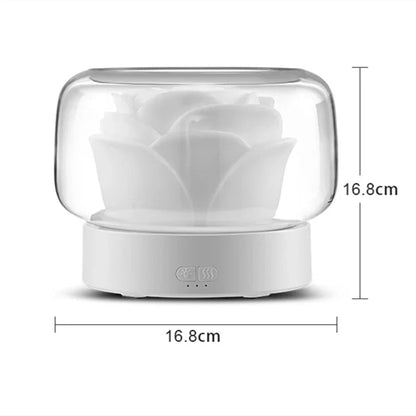 Aromatherapie Luchtbevochtiger - Elegante Ultrasone Diffuser met Led & Geurende Oliefunctie