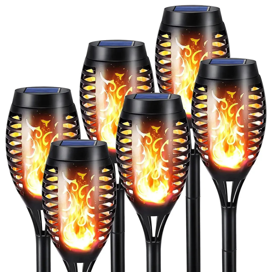 Led-zaklampen op Zonne-energie - Solarflame Design
