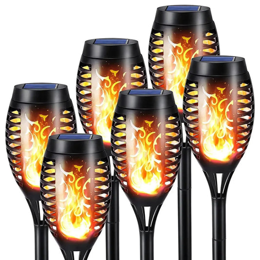 Led-zaklampen op Zonne-energie - Solarflame Design