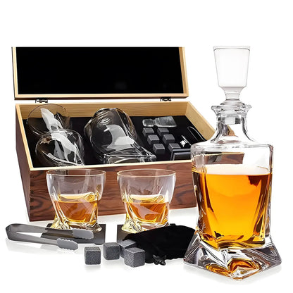 Exclusieve Kristallen Whiskeyset met Karaf en Bekers