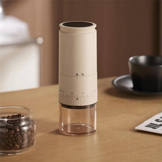 Draagbare Elektrische Koffiemolen met Instelbare Maling