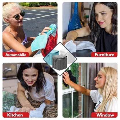 Microvezel Autoreinigingsdoekjes Set ( 10 Stuks )
