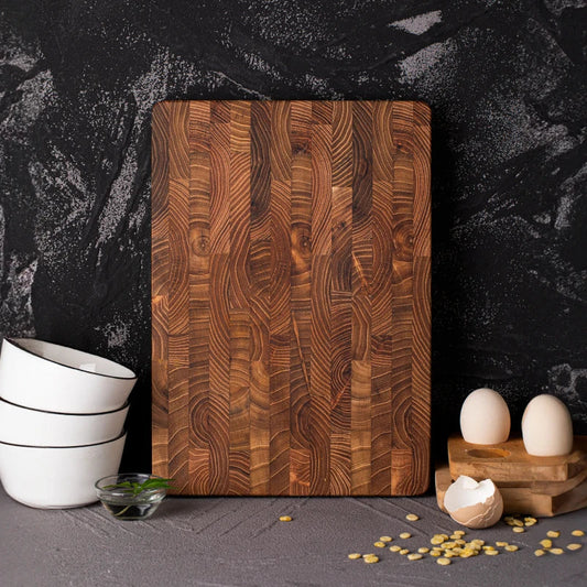 Houten Hakblok - Hoogwaardige Hakplank van Kopshout voor Professionele en Hobbykoks