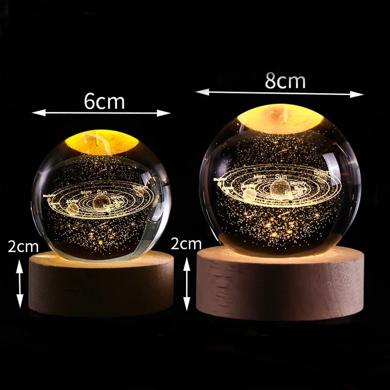 Kristallen Bol met Lichtgevende Maan