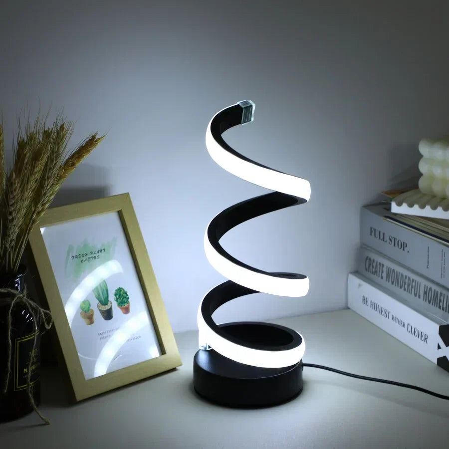 Moderne Spiraal Led Tafellamp
