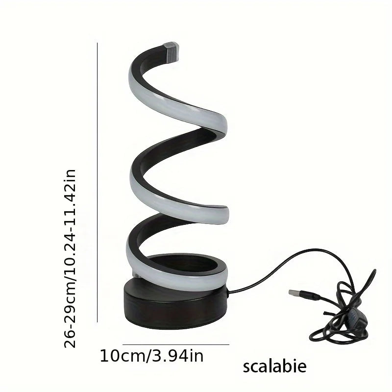 Moderne Spiraal Led Tafellamp