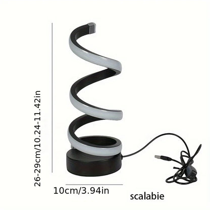 Moderne Spiraal Led Tafellamp