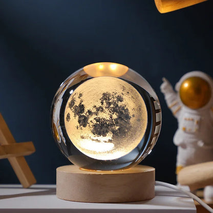 Kristallen Bol met Lichtgevende Maan