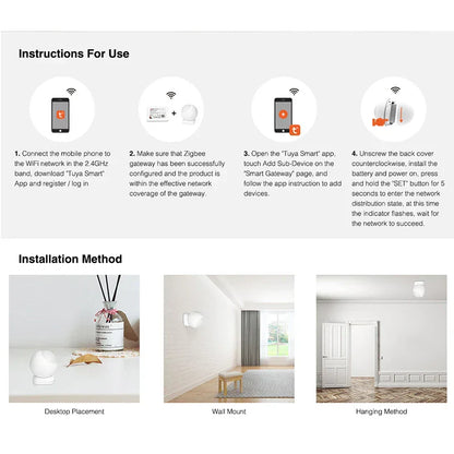 Pir Bewegingsmelder ( Zigbee 3.0 )