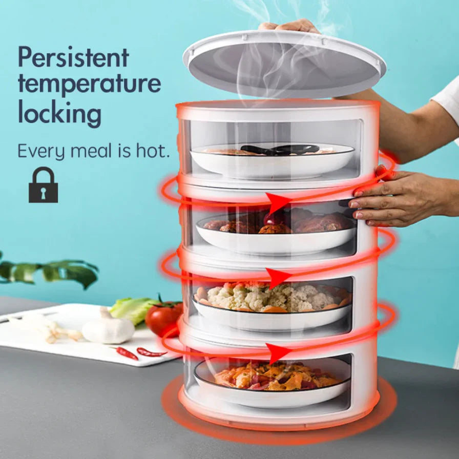 Stapelbaar Multifunctioneel Voedselopbergblik - Ruimtebesparend en Praktisch Voedselopbergsysteem