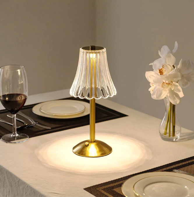 Oplaadbare Usb Led Tafellamp in Retro Design