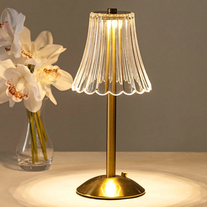 Oplaadbare Usb Led Tafellamp in Retro Design