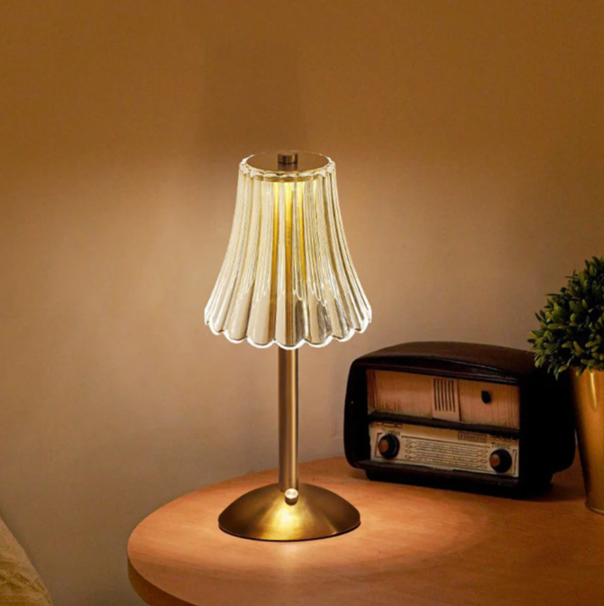 Oplaadbare Usb Led Tafellamp in Retro Design