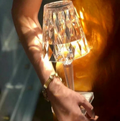 Acrylglas Kristallen Tafellamp