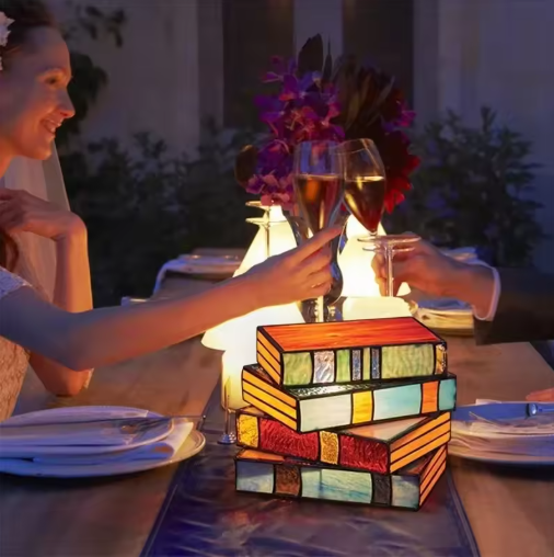Creatieve Kleurrijke Boekenlamp