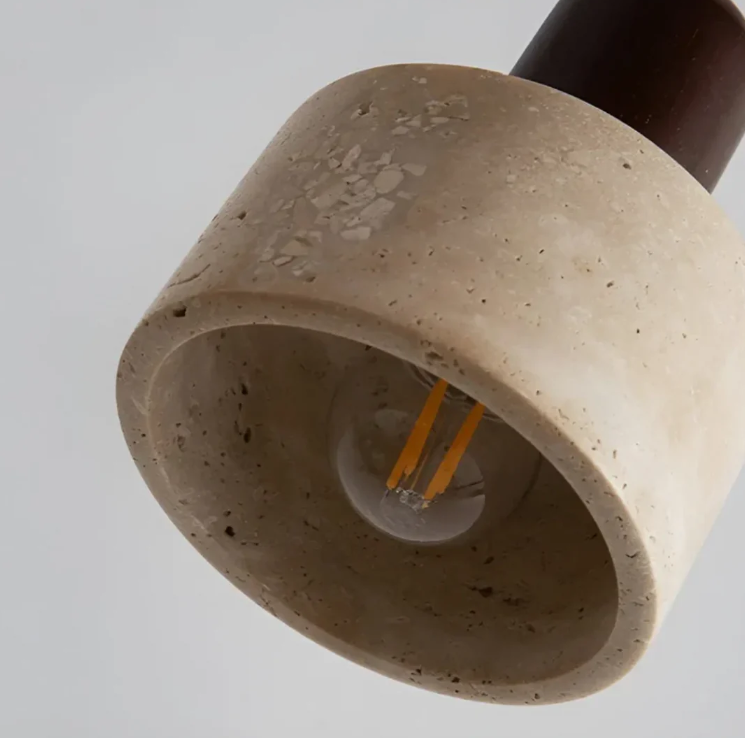 Japanse Wabi-sabi Plafondlamp in een Minimalistisch Ontwerp - voor een Elegante Sfeer