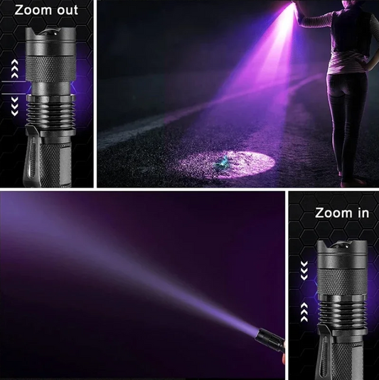 Uv Led Zaklamp - Ultraviolet Licht voor het Opsporen van Vlekken en Urine van Huisdieren