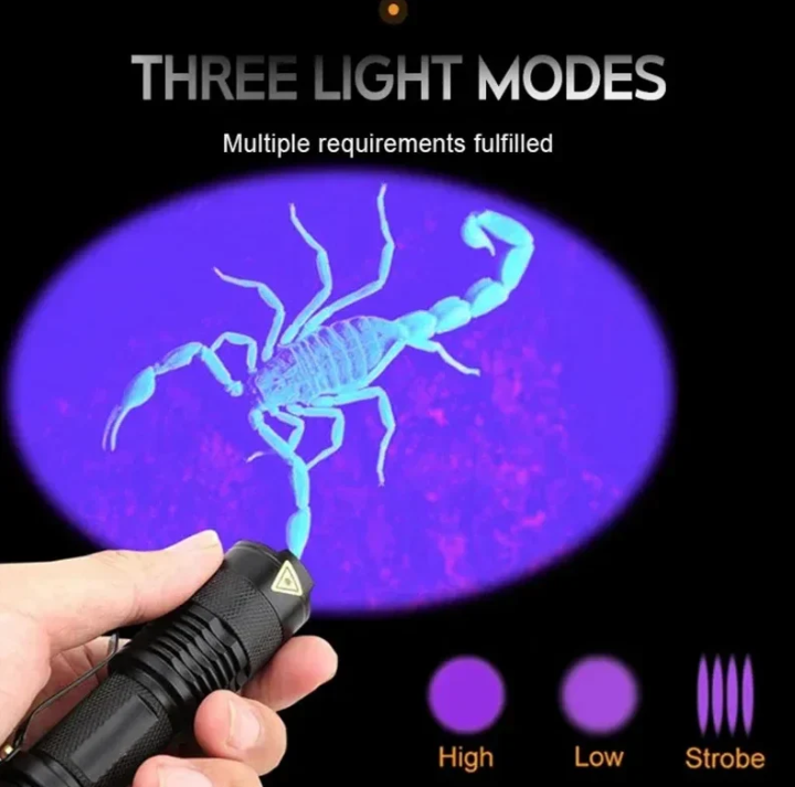 Uv Led Zaklamp - Ultraviolet Licht voor het Opsporen van Vlekken en Urine van Huisdieren