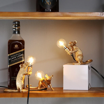 Unieke Tafellamp met Muis