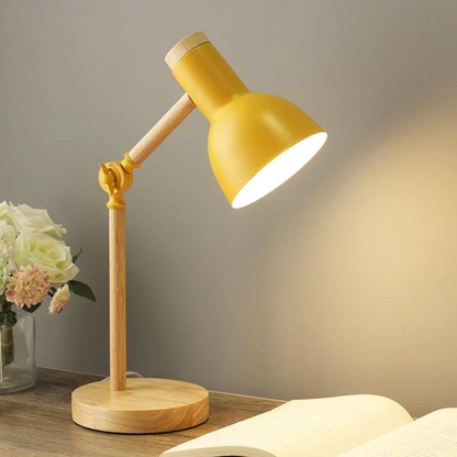 Scandinavische Houten Tafellamp