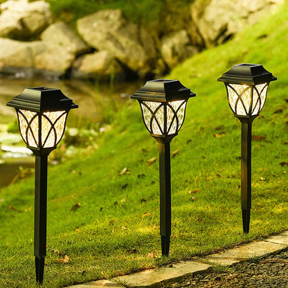 Solar Tuinverlichting met Natuurlijke Charme - Elegante Lampen voor Buiten