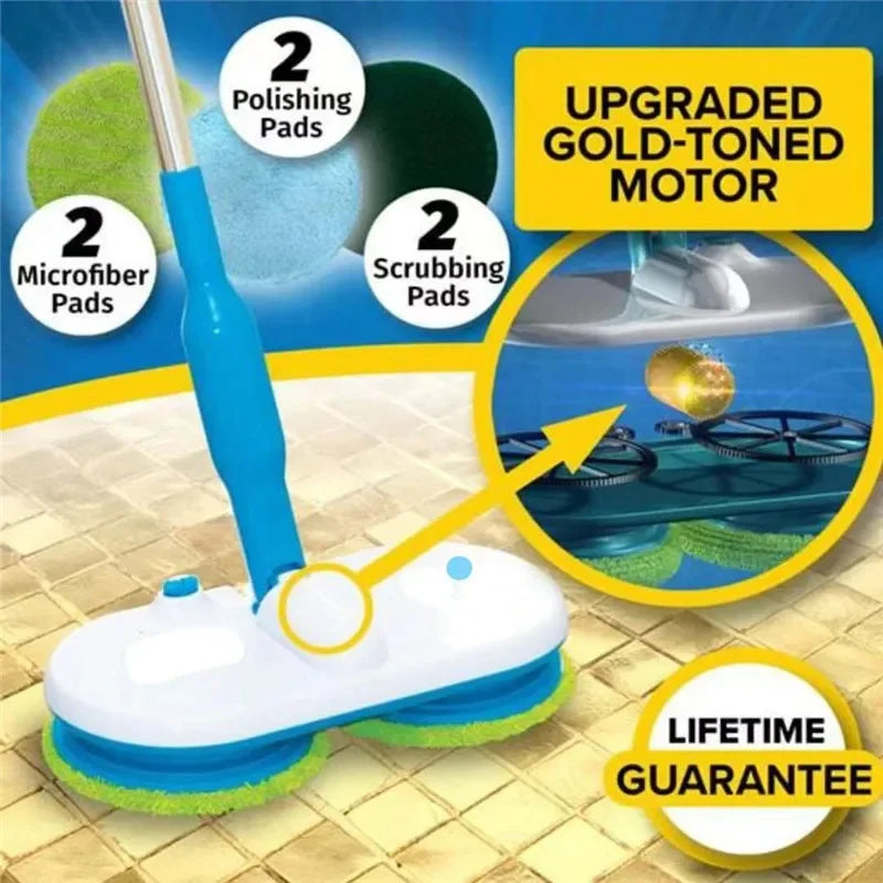 Snoerloze Elektrische Mop met Herbruikbare Pads