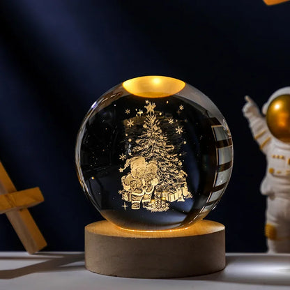 Kristallen Bol met Lichtgevende Maan