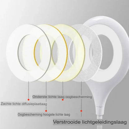 Compact en Oplaadbaar Nachtlampje - Flexibel Led-licht voor Bureau en Nachtkastje