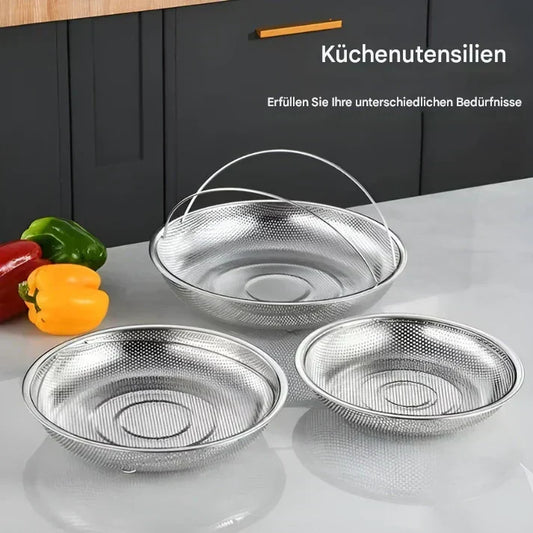 Roestvrijstalen Stoommandje - Opvouwbaar Vergiet & Afdruiprek voor de Keuken
