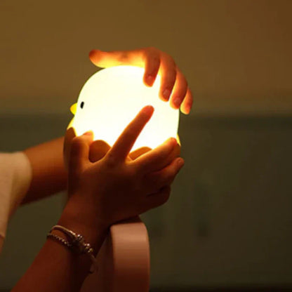 Kuiken Nachtlampje voor Kinderen - Schattige Led Lamp in Ei-design voor de Kinderkamer