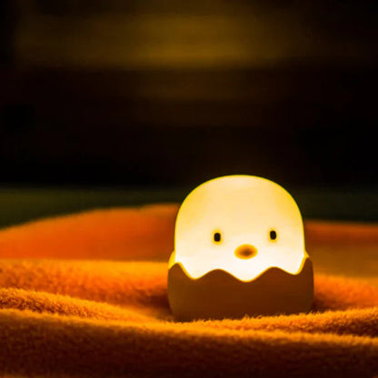 Kuiken Nachtlampje voor Kinderen - Schattige Led Lamp in Ei-design voor de Kinderkamer