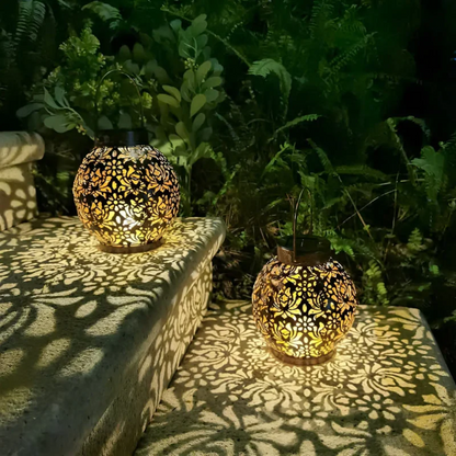 Weerbestendige Led Hanglamp op Zonne-energie voor in de Tuin