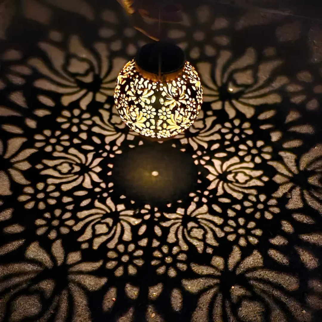 Weerbestendige Led Hanglamp op Zonne-energie voor in de Tuin