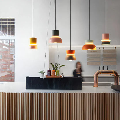 Kleurige Led-hanglamp met Macaron-design