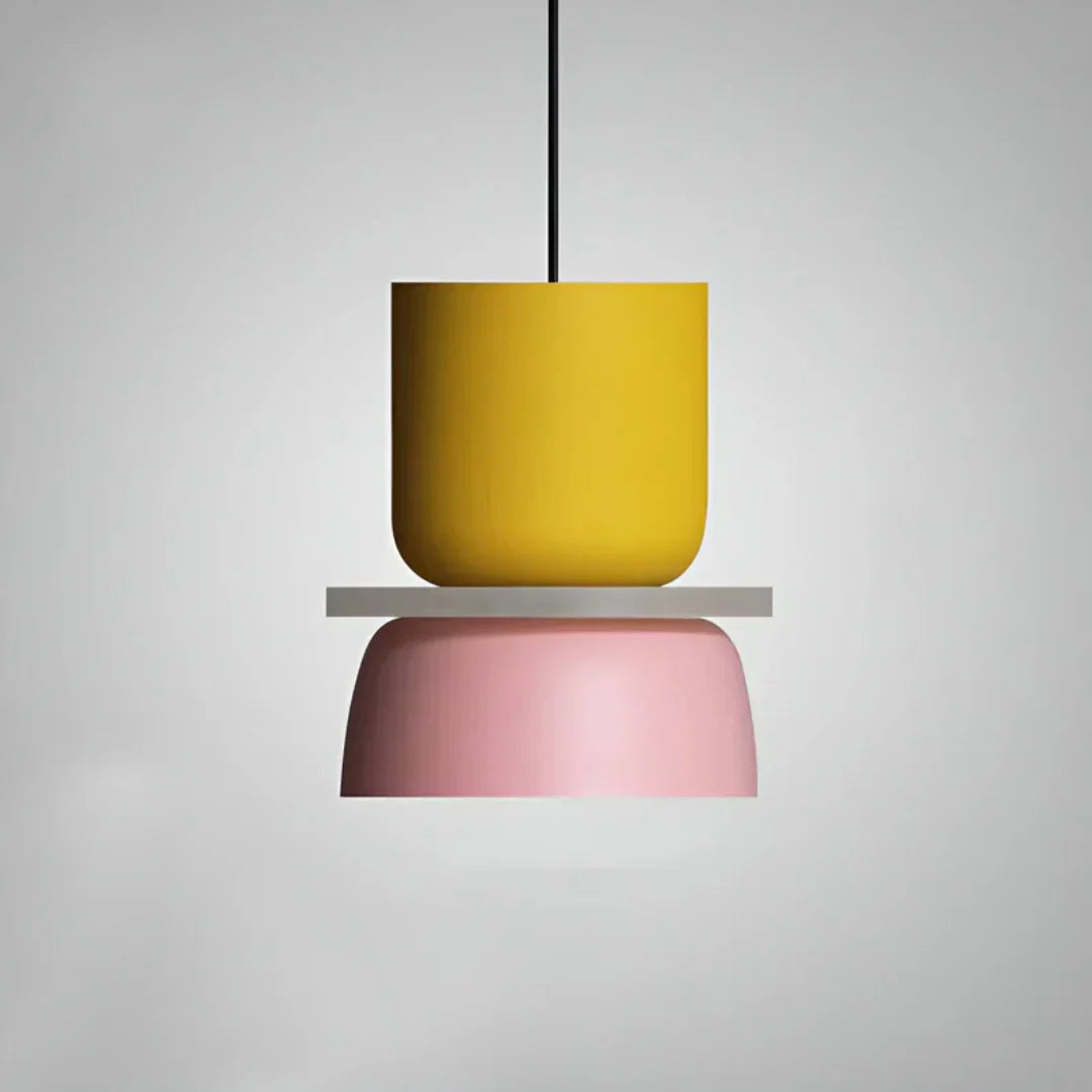 Kleurige Led-hanglamp met Macaron-design