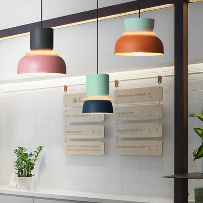 Kleurige Led-hanglamp met Macaron-design