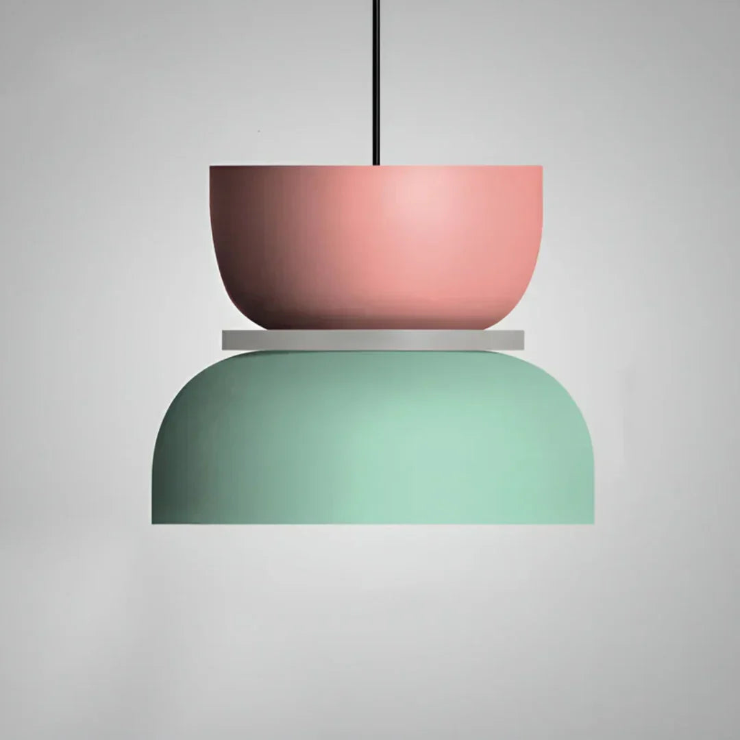 Kleurige Led-hanglamp met Macaron-design