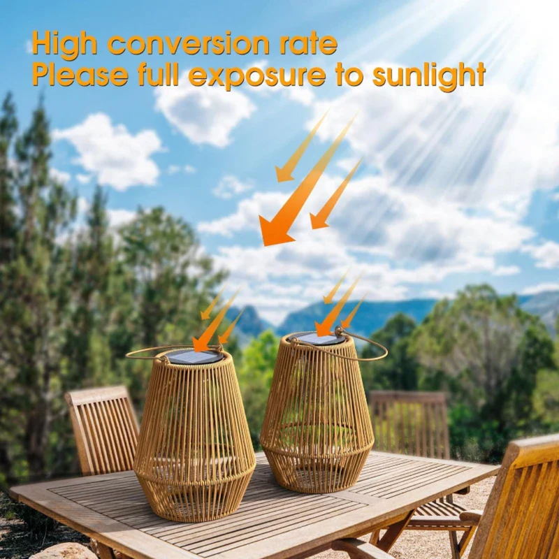 Handmatig Vervaardigde Weerbestendige Solar Tuinlamp