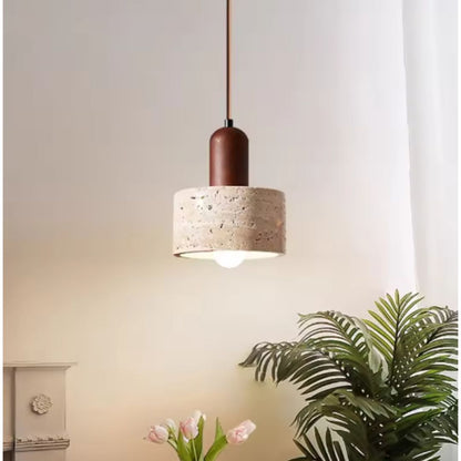 Japanse Wabi-sabi Plafondlamp in een Minimalistisch Ontwerp - voor een Elegante Sfeer