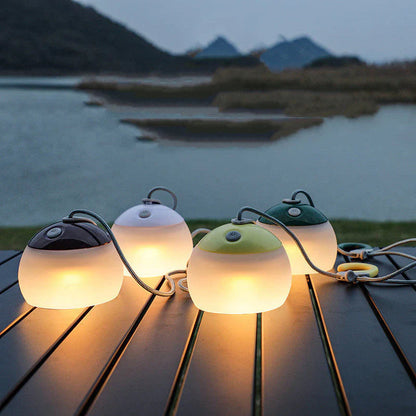 Retro Led Campinglamp met Veelzijdig Gebruik